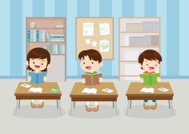 sınıftaki öğrenciler ve öğretmenler eğitim kavramını öğreniyorlar