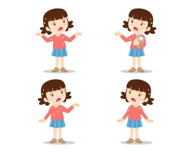 Yazın sıcağından susamış bir kız. Çocuklar sıcak havadan çok susar.