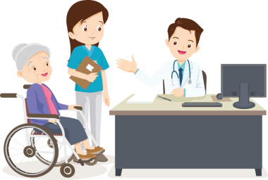 Aile kavramı için doktor ve hasta sağlık hizmetleri