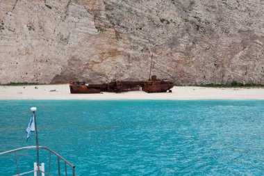 Görüntü: Zakynthos Adası, Yunanistan, Kaçakçılar Plajı