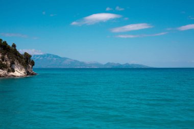 Güzel deniz manzarası. doğa arkaplanı