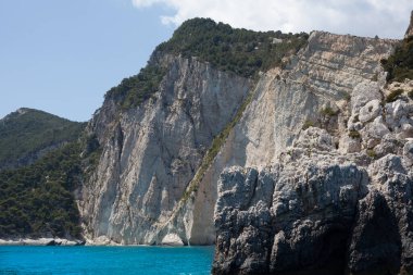 İtalya 'nın Capri adası manzarası