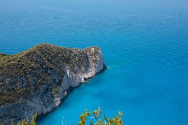 Akdeniz kıyısındaki deniz manzarası