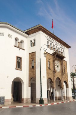 Telgraf, Poste, Rabat 'taki telefon binası, Fas Merkez Postane olarak Fas' ta.