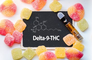 Tıbbi Marihuana Yenilebilir, Jelibon Şekerleri Gıda endüstrisinde Delta 9 THC Esrarı ile aşılandı