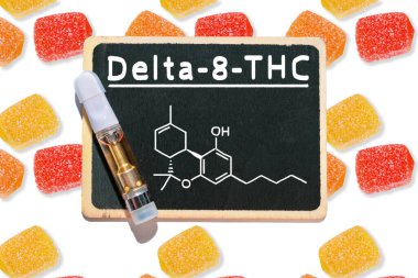 Tıbbi Marihuana Yenilebilir, Jelibon Şekerleri ve Delta 8 THC mermisi