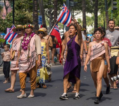 Honolulu, Hawaii, 15 Ekim 2022 - Eşcinsel Onur Yürüyüşü.