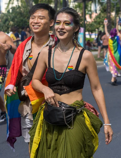 Honolulu Hawaii Okt 2022 Gay Pride Paraide Maart Door Jonge — Stockfoto