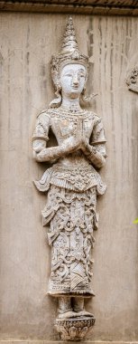 İkonik Wat Phra Singh, Eski Şehir Merkezi 'nde bulunan bir Budist tapınağıdır. Chiang Mai, Tayland 'ın.