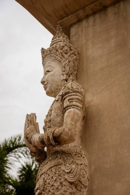 İkonik Wat Phra Singh, Eski Şehir Merkezi 'nde bulunan bir Budist tapınağıdır. Chiang Mai, Tayland 'ın.