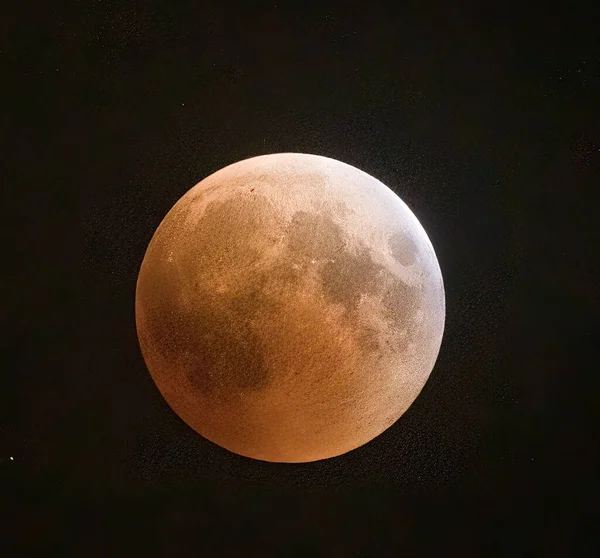 Lua Sangue Novembro 2022 — Fotografia de Stock
