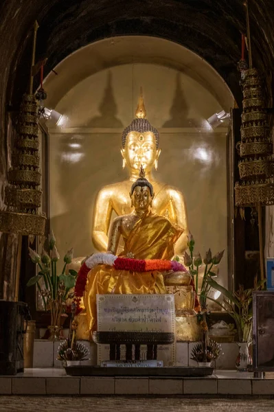 Wat Jed Yod Postavený Roce 1497 Rozsáhlý Aktivní Chrám Kde — Stock fotografie