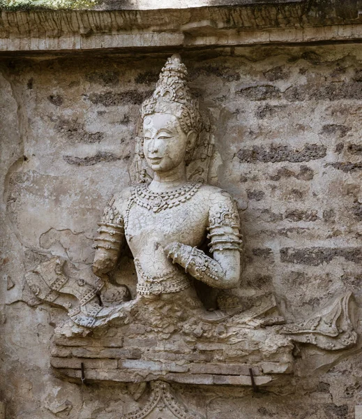 Wat Jed Yod Postavený Roce 1497 Rozsáhlý Aktivní Chrám Kde — Stock fotografie