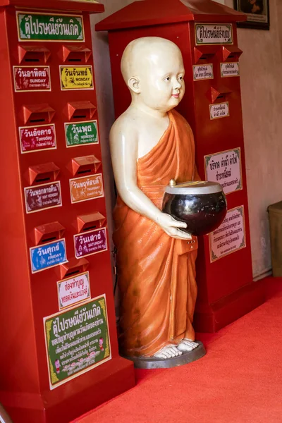 Wat Jed Yod Built 1497 Large Active Temple Monks Live — Stock Photo, Image
