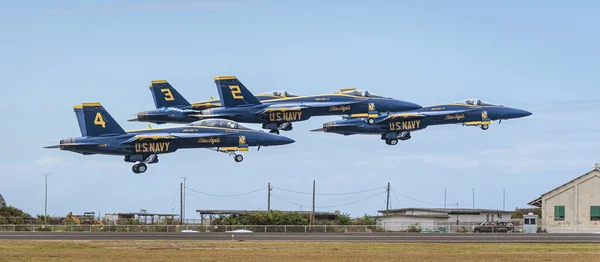 Honolulu Hawaii Usa 2022 Military Air Show Flugzeuge Des Blauen — Stockfoto
