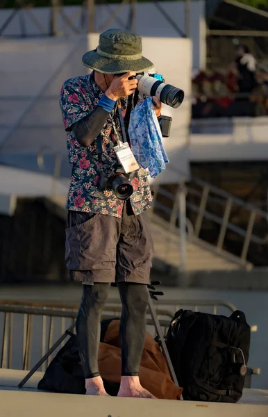 Hawaii Honolulu 20230530 Shinnyo Flutuante Lanterna Festival Fotógrafos Notícias Profissionais — Fotografia de Stock
