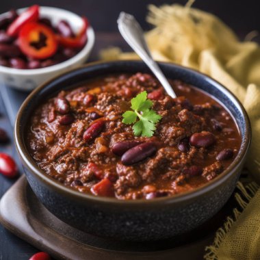 Bir kase kaşık biber.