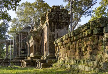 Siem Reap Kamboçya 'daki Angkor Wat Budist Tapınağı.