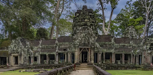 Angkor Wat Boeddhistische Tempel Siem Reap Cambodja Stockfoto