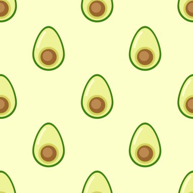 Parmak izi, kumaş ve organik, vegan, ham ürün ambalajı için avokado kusursuz desen. Eko ve sağlıklı yiyecekler için doku