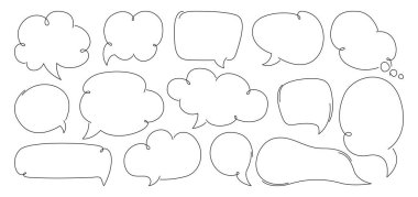 El yapımı konuşma baloncukları. Konuşma balonu. Boş sohbet kutusu, mesaj kutusu