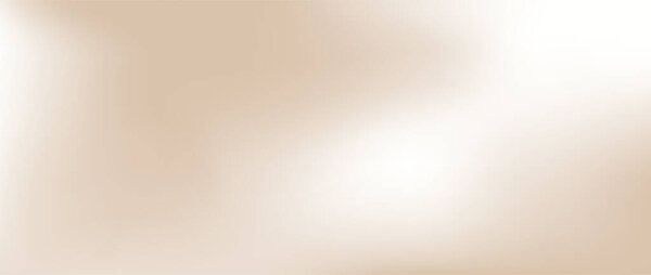 Modern Smooth Beige Gradient Background. Soft neutral liquid wallpaper. Gentle texture for cover, banner, flyer, presentation. Vector illustration