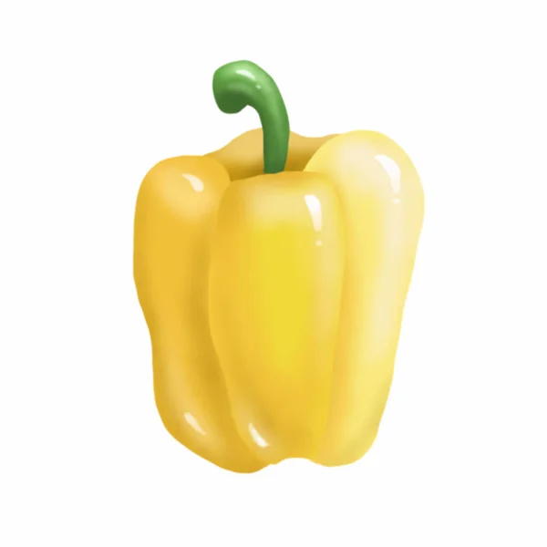 Pepper Vegetable Digital Illustration — Stock Photo, Image