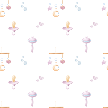 Yeni doğmuş bebek kusursuz desen