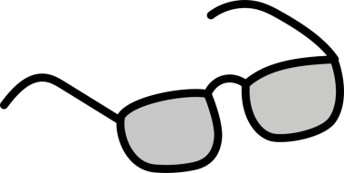 Güneş gözlüğü. El çizimi illüstrasyon