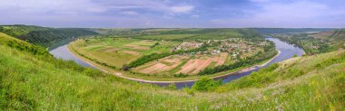 Dniester nehir kanyonun güzellikler. Ukrayna, Europe