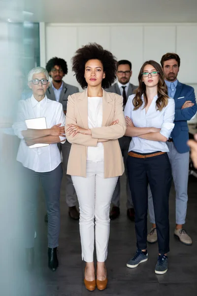 Group Unsuccessful Business People Badly Managed Company — Stock Photo, Image