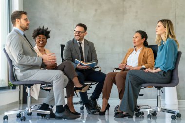 Support with group, therapy and mental health with hands and help, people together talking about problem and crisis. Psychology, healthcare and trust, respect and community in counseling for trauma
