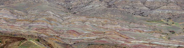 stock image Colorful spectacular valley panorama in Gareja desert. Kakheti, Georgia