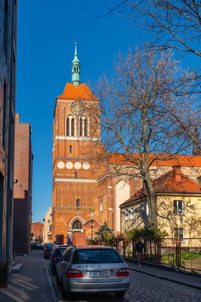 Gdańsk Polska Marca 2022 Kościół Jana Gdańsku Religia — Zdjęcie stockowe