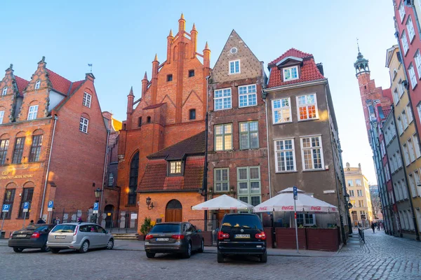 Gdańsk Polska Marca 2022 Stare Piękne Miasto Gdańska Podróże — Zdjęcie stockowe