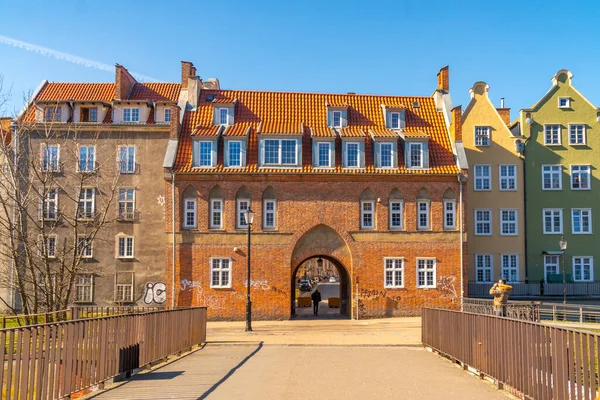 stock image Gdansk, Poland - 11 March, 2022: Old beautiful city of Gdansk. Travel