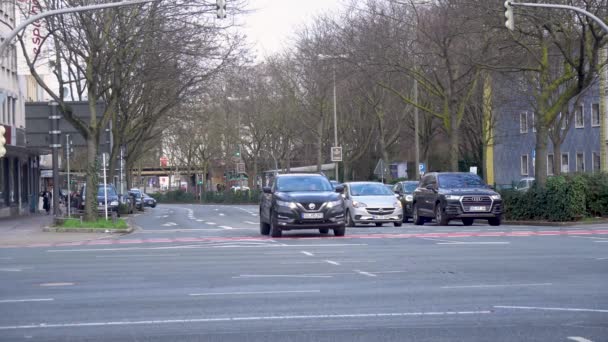 Dortmund Germany January 2023 Car Traffic City Dortmund High Quality — Video Stock