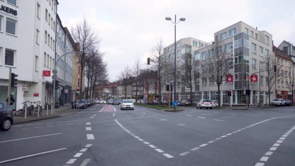 Dortmund Germany January 2023 Car Traffic City Dortmund High Quality — Video Stock