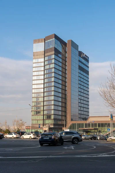 Tiflis, Georgia - 22 Ocak 2023: Tiflis 'teki Radisson Blue Iveria Oteli. Seyahat