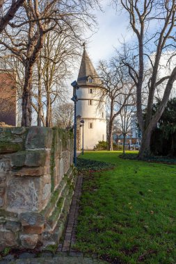 Tarihsel Adlersturm, Dortmund, Almanya 'daki kartal kulesi. Seyahat