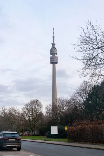 Dortmund Německo Ledna 2023 Florianturm Florian Tower Westfalenparku Dortmundu Architektura — Stock fotografie