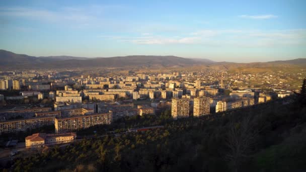 Powierzchnia Mieszkalna Tbilisi Wielopiętrowe Budynki Gldani Mukhiani — Wideo stockowe