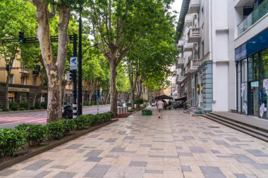 Tiflis, Georgia - 09 Temmuz 2024: Chavchavadze Bulvarı, Tiflis. Seyahat