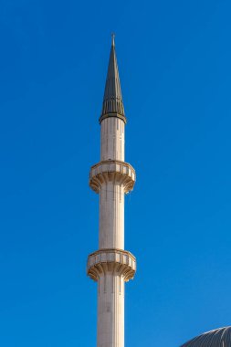 Müslüman bir caminin minaresi. Din. İstanbuul