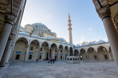 Sultan Süleyman Camii 'nin içi. Din