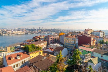 İstanbul 'un güzel manzarası. Seyahat