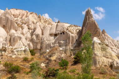 Kapadokya 'daki volkanik kaya oluşumları antik Hıristiyanların ikamet ettikleri yer. Seyahat