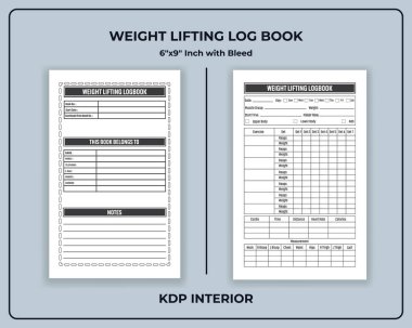 Ağırlık Kaldırma Günlük Kaydı Şablonu