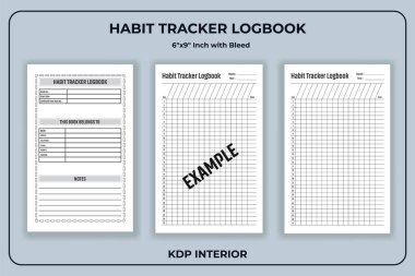 Alışkanlık İzleyici Günlük Kaydı Şablonu