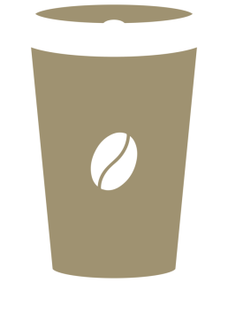 Kahve fincanı minimalist tasarım.